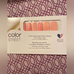 ColorStreet NailPolish Strips “What the Check”